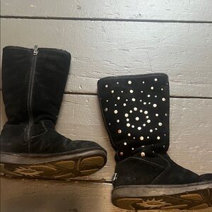 Black Studded Boots